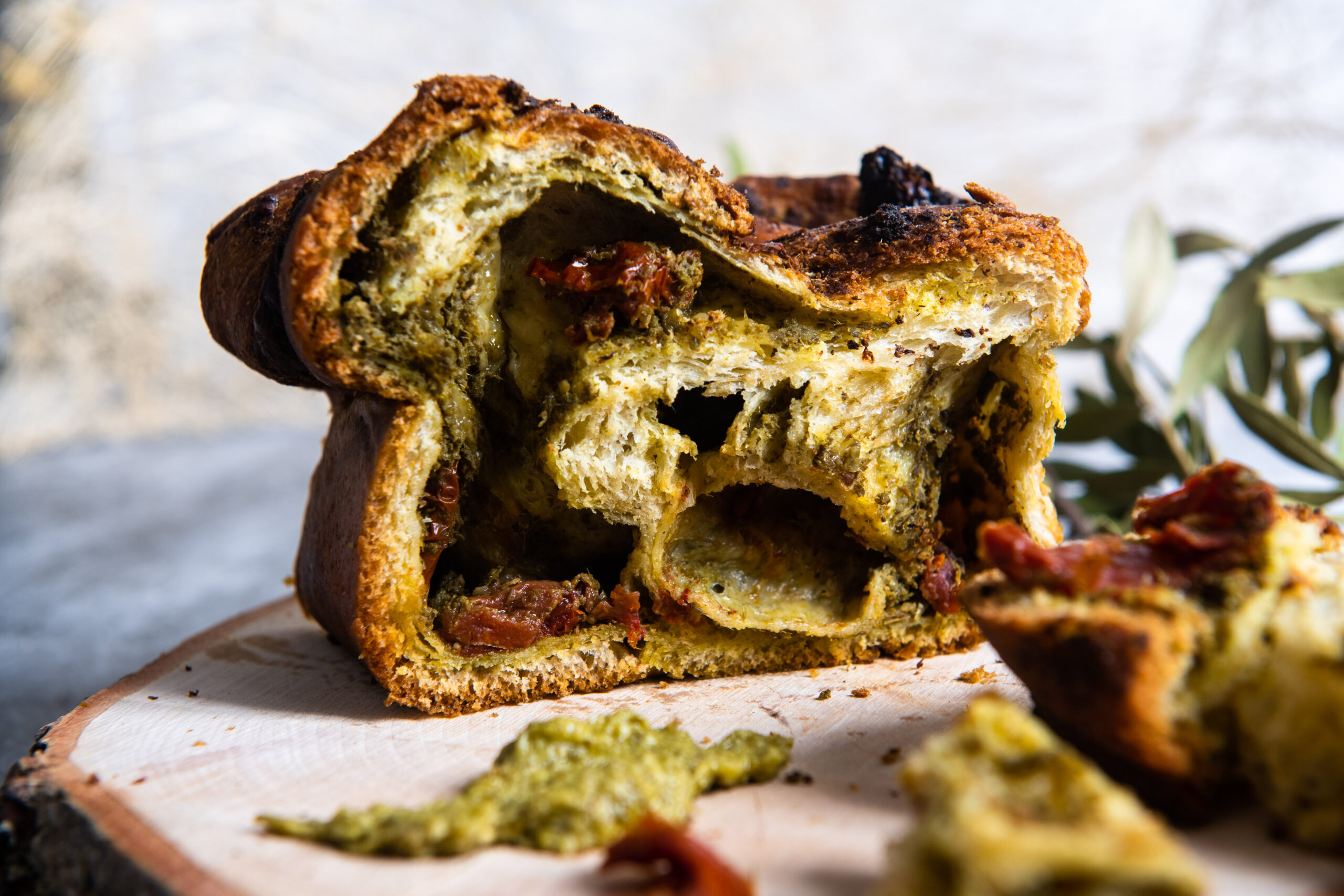 babka pesto tomate